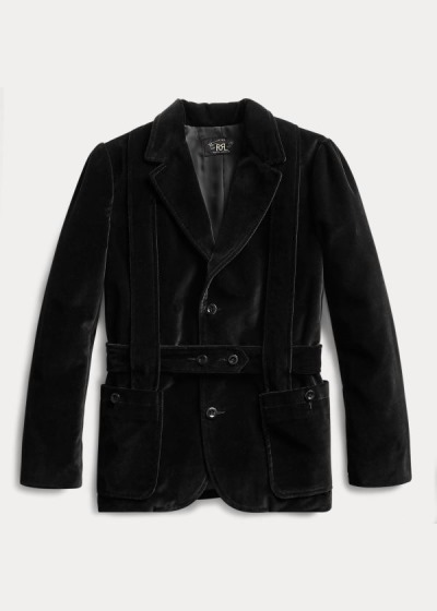 Blazer Ralph Lauren Mujer Negros - Velvet Riding - WMTIB4562